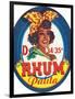 Rhum Palita Brand Rum Label-Lantern Press-Framed Art Print