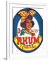 Rhum Palita Brand Rum Label-Lantern Press-Framed Art Print