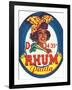 Rhum Palita Brand Rum Label-Lantern Press-Framed Art Print