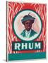 Rhum Rum Label-Lantern Press-Stretched Canvas