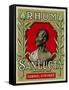 Rhum San Lucta Brand Rum Label-Lantern Press-Framed Stretched Canvas