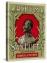 Rhum San Lucta Brand Rum Label-Lantern Press-Stretched Canvas