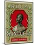 Rhum San Lucta Brand Rum Label-Lantern Press-Mounted Art Print