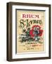 Rhum Ste. Lydie Brand Rum Label-Lantern Press-Framed Art Print