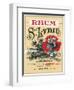 Rhum Ste. Lydie Brand Rum Label-Lantern Press-Framed Art Print