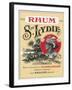 Rhum Ste. Lydie Brand Rum Label-Lantern Press-Framed Art Print