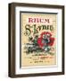 Rhum Ste. Lydie Brand Rum Label-Lantern Press-Framed Premium Giclee Print