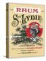 Rhum Ste. Lydie Brand Rum Label-Lantern Press-Stretched Canvas