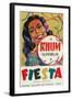 Rhum Superieur Fiesta Brand Rum Label-Lantern Press-Framed Art Print
