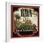 Rhum Traditionnel Baya Brand Rum Label-Lantern Press-Framed Premium Giclee Print