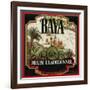 Rhum Traditionnel Baya Brand Rum Label-Lantern Press-Framed Art Print