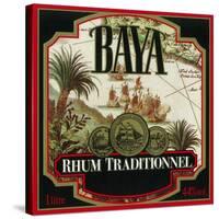 Rhum Traditionnel Baya Brand Rum Label-Lantern Press-Stretched Canvas