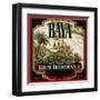 Rhum Traditionnel Baya Brand Rum Label-Lantern Press-Framed Art Print