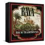 Rhum Traditionnel Baya Brand Rum Label-Lantern Press-Framed Stretched Canvas