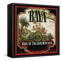 Rhum Traditionnel Baya Brand Rum Label-Lantern Press-Framed Stretched Canvas