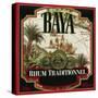 Rhum Traditionnel Baya Brand Rum Label-Lantern Press-Stretched Canvas