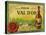 Rhum Val d'Or Martinique Brand Rum Label-Lantern Press-Stretched Canvas