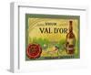 Rhum Val d'Or Martinique Brand Rum Label-Lantern Press-Framed Art Print