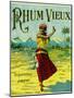 Rhum Vieux Brand Rum Label-Lantern Press-Mounted Art Print