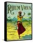 Rhum Vieux Brand Rum Label-Lantern Press-Framed Stretched Canvas