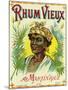 Rhum Vieux Martinique Brand Rum Label-Lantern Press-Mounted Art Print