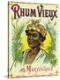 Rhum Vieux Martinique Brand Rum Label-Lantern Press-Stretched Canvas