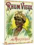 Rhum Vieux Martinique Brand Rum Label-Lantern Press-Mounted Art Print