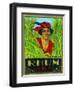 Rhum Vieux Rum Label-Lantern Press-Framed Art Print