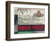 Rhum Vieux Rum Label-Lantern Press-Framed Art Print