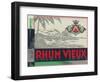 Rhum Vieux Rum Label-Lantern Press-Framed Art Print