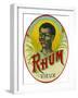 Rhum Vieux Rum Label-Lantern Press-Framed Art Print