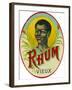 Rhum Vieux Rum Label-Lantern Press-Framed Art Print