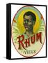 Rhum Vieux Rum Label-Lantern Press-Framed Stretched Canvas