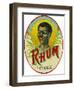 Rhum Vieux Rum Label-Lantern Press-Framed Art Print