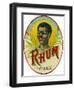 Rhum Vieux Rum Label-Lantern Press-Framed Art Print