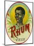 Rhum Vieux Rum Label-Lantern Press-Mounted Art Print