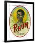 Rhum Vieux Rum Label-Lantern Press-Framed Art Print