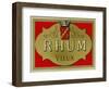 Rhum Vieux Rum Label-Lantern Press-Framed Premium Giclee Print