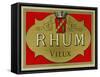 Rhum Vieux Rum Label-Lantern Press-Framed Stretched Canvas