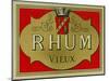 Rhum Vieux Rum Label-Lantern Press-Mounted Art Print