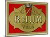 Rhum Vieux Rum Label-Lantern Press-Mounted Art Print