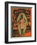 Rhum Woman with Basket of Fruit and Drinks Rum Label-Lantern Press-Framed Art Print