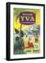 Rhum Yva Brand Rum Label-Lantern Press-Framed Art Print