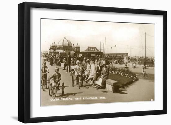 Rhyl, Queen Gardens 1933-null-Framed Art Print