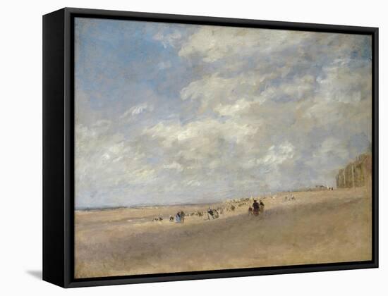 Rhyl Sands-David Cox-Framed Stretched Canvas