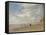 Rhyl Sands-David Cox-Framed Stretched Canvas