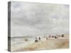 Rhyl Sands-David Cox-Stretched Canvas