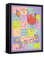 Rhyme 1 Teapot-Viv Eisner-Framed Stretched Canvas