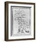 Rhyming Letter from Charles Dickens to Mark Lemon, Mid 19th Century-null-Framed Giclee Print