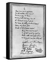 Rhyming Letter from Charles Dickens to Mark Lemon, Mid 19th Century-null-Framed Stretched Canvas